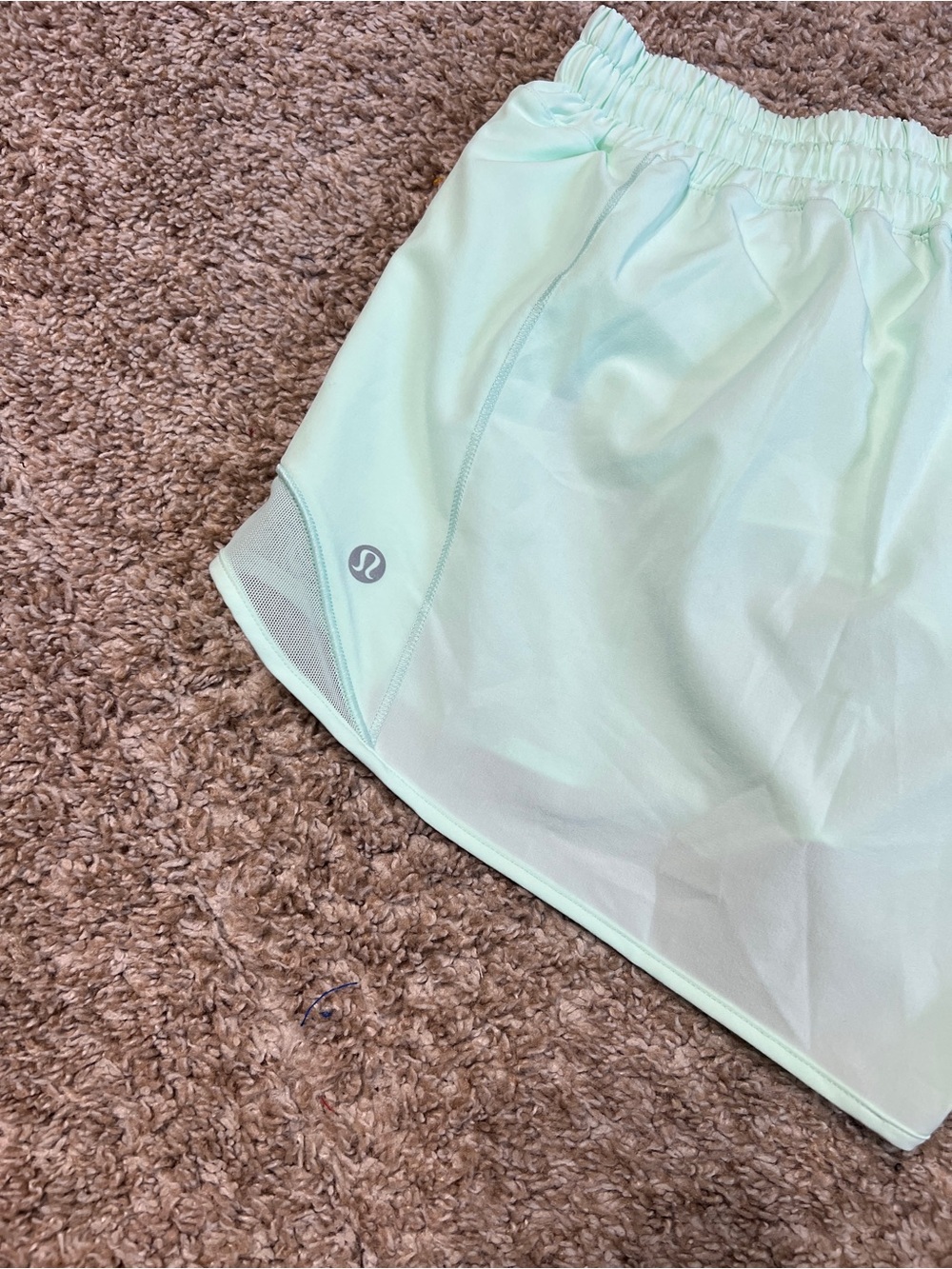 lululemon athletica Light Mint Athletic Running Shorts - Picture 2 of 6